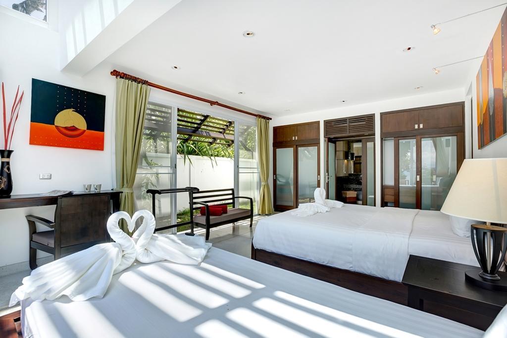 Emerald Sands - Beach Front 4 Bed Pool Villa Koh Samui Phòng bức ảnh