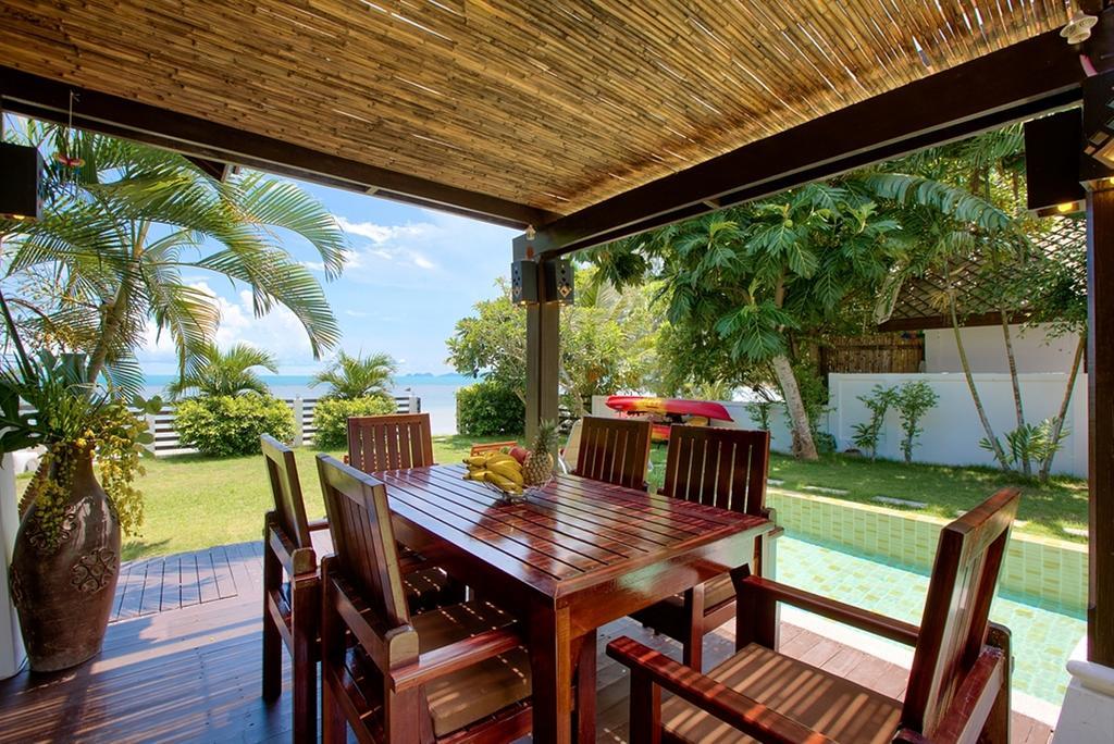 Emerald Sands - Beach Front 4 Bed Pool Villa Koh Samui Phòng bức ảnh